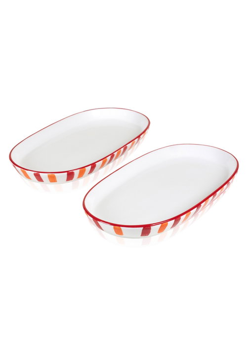 Hermia Juego de Platos Naranja JOY0004 de 2 Piezas Hermia Juego de Platos Naranja JOY0004 de 2 Piezas